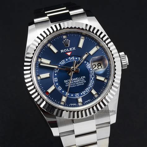 rolex sky dweller blue|Rolex Sky-Dweller 2020 for sale.